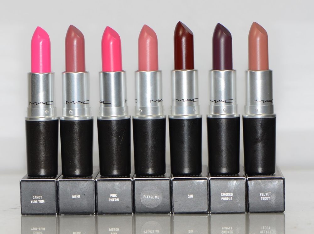 mac lipstick shades name list